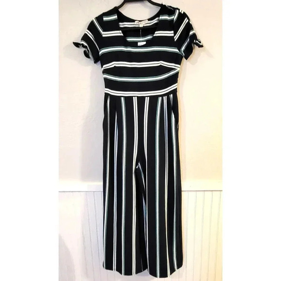 Jolt Blue Stripe Jumpsuit - Picture 8 of 8